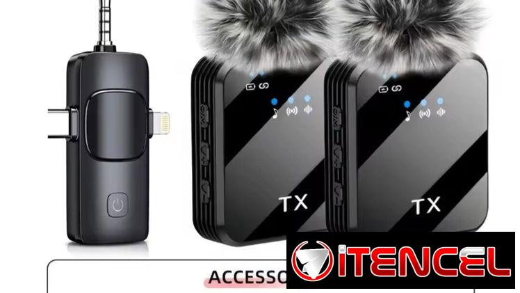 Kit de micrófonos inalámbricos recargables F11/2025
