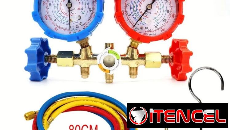 Ganga!!! Solo queda 1. Manómetros Manometro para refrigerante refrigeración R134A R404A R32 R410A
