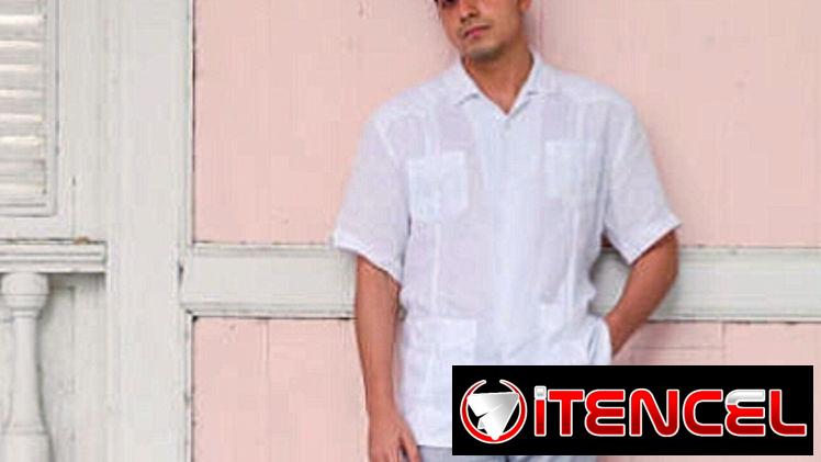 Guayabera disponible. Talla disponible: L