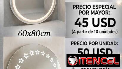 ¡Dale luz a tu vida y a tu hogar con nuestros espejos LED! 😉