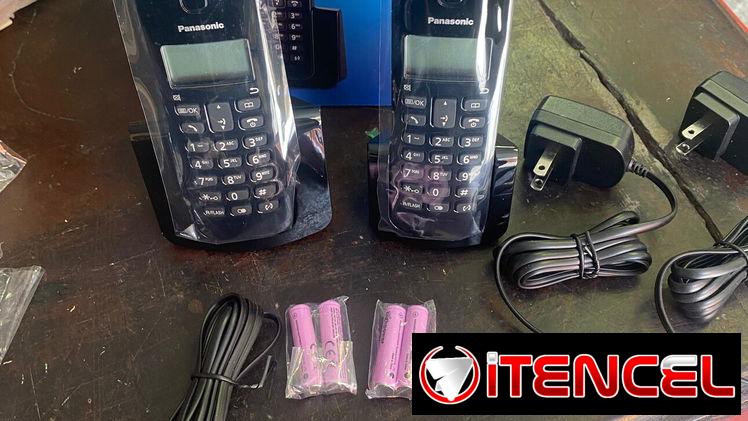 TELEFONO INALAMBRICO DE DOS BASES PANASONIC SIN CONTESTADORA NUEVOS EN CAJA!!!
