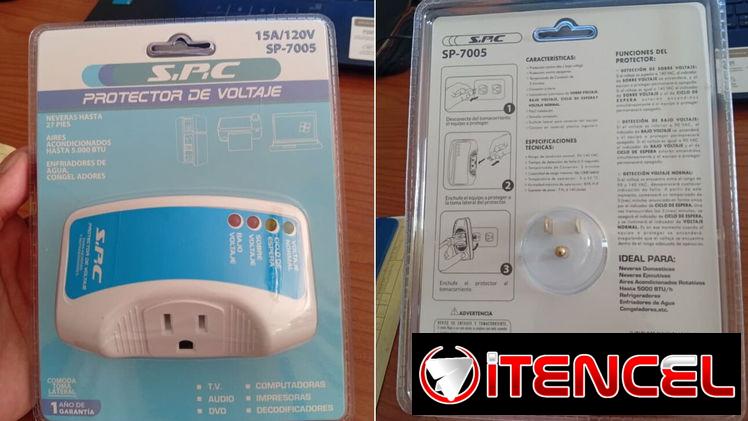 PROTECTOR DE VOLTAJE S.P.C 120V, ENTREGA DE FACTURA, VARIEDAD DE PROTECTORES DE VOLTAJE, ETC