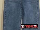 Pantalones de mezclilla para mujer , tela elastizada y gruesa