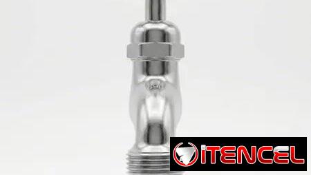 Grifo de Jardín Corto con Maneral de Cruz (Llave de Nariz de Zinc)” – Generic / Standard Plumbing Market – Ref: 1/2″ NPT