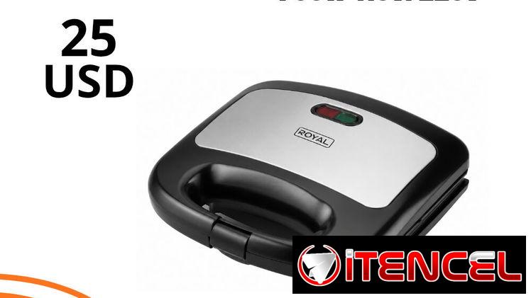 Tostadora/Sandwichera ROYAL 700W 110V/220V