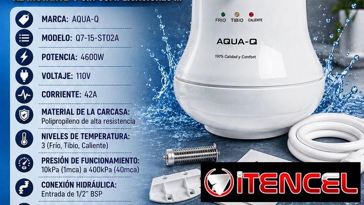 💦💧DUCHA 💦💧 ELECTRICA AQUA-Q – 4600W – INCLUYE RESPUESTO ADICIONAL. MENSAJERIA, FACTURA.