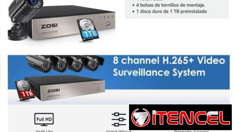 Sistema de Cámaras / 4 Cámaras de Vigilancia