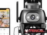 Doble camara de seguridad con alarma e inteligencia artificial