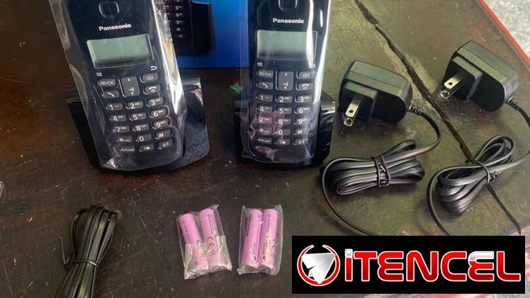 Teléfono inalámbrico doble base