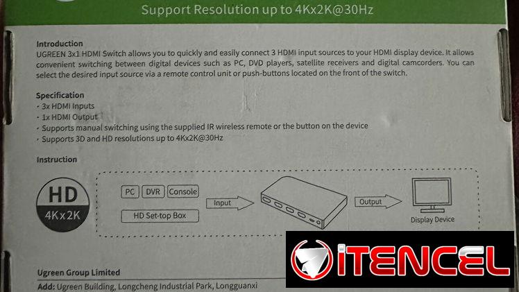 Se vende spliter 4k nuevo ..