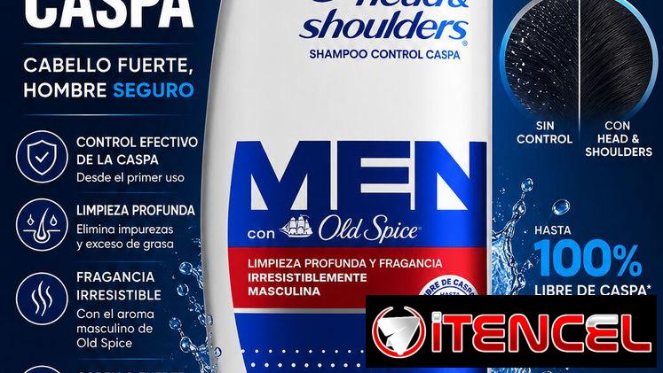 Shampoo Anticaspa Head & Shoulders para hombres
