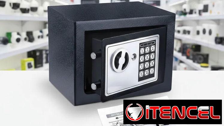Caja Fuerte Digital, incluye 2 llaves, Medidas Alto: 17cm Profundidad: 17cm Ancho: 23cm *PRECIO 80 USD*