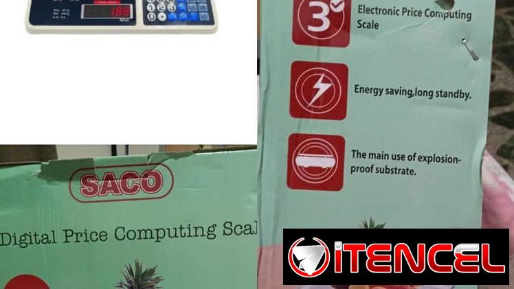 Pesa digital recargable para negocios