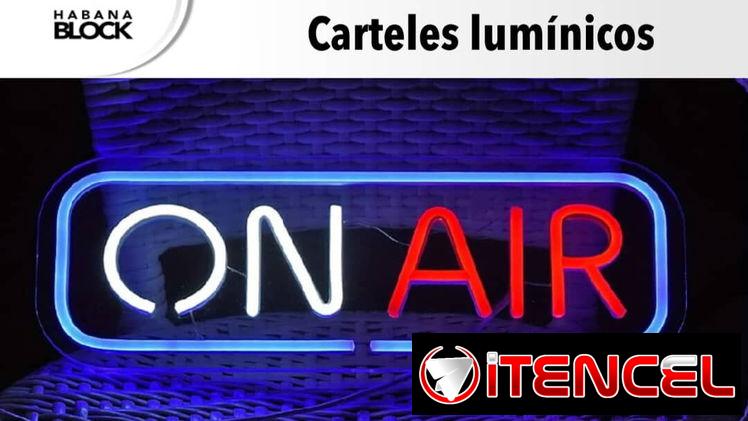 Carteles lumínicos y de neón