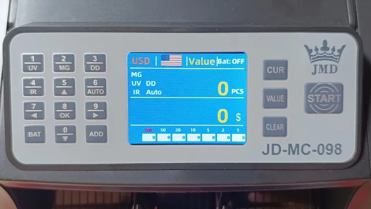 máquina de contar dinero profesional