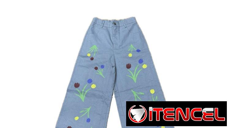 Pantalón de mezclilla ancho