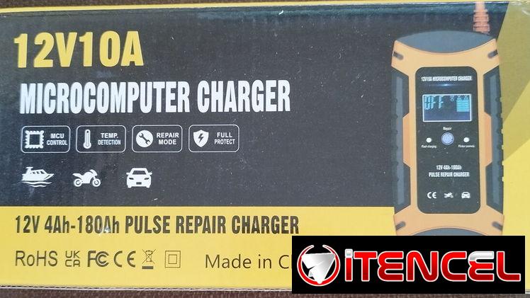 Cargador de batería inteligente 12v 10A 58757374