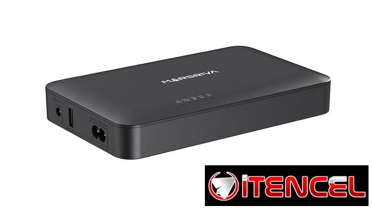 Mini UPS KP1 Marsriva 8000mAh/18W  Es un dispositivo de alimentación ininterrumpida diseñado para proporcionar energía