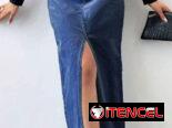 Hermosas sayas de mezclilla