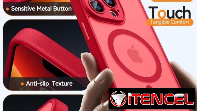 * Funda Magnética para iPhone 13 Pro COLO ROJO