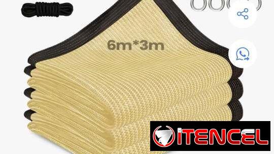 Mallas de sombra o carpa para sombra. Mide 5 x 3 metros. Otras medidas disponibles