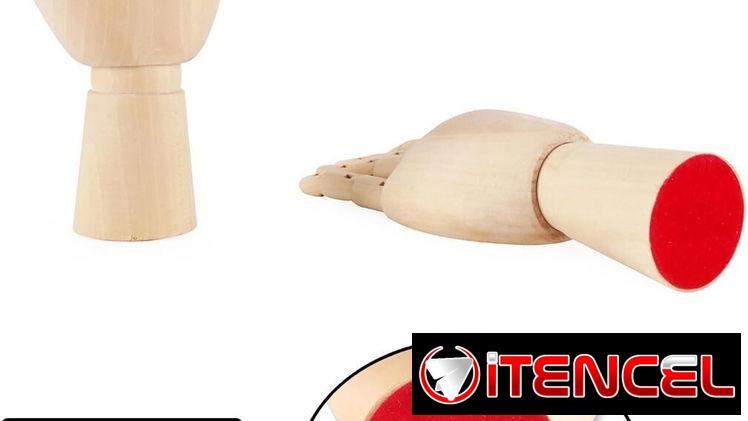 Mano de madera articulada nueva