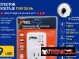 Protector de Voltaje, 120V 20amp. Refrigeración, equipos de música, Tv, computadoras