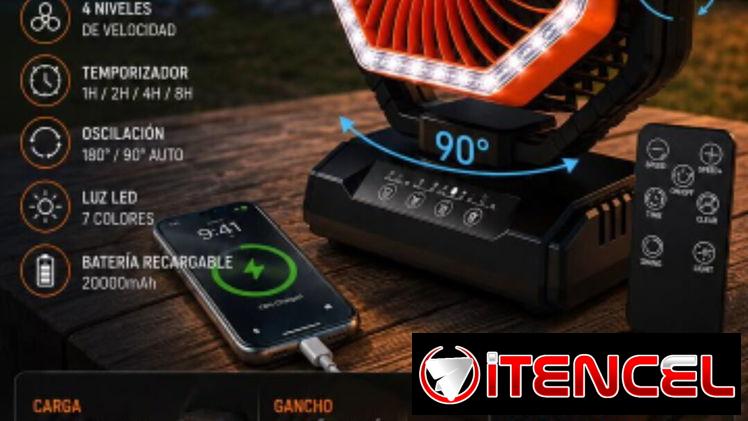 Ventilador Recargable F6 F8