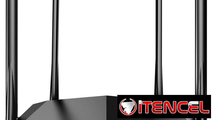 Tenda N300 Router WIFI inalámbrico con antena de alta potencia 5dBi (F3), Negro