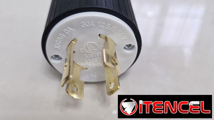 Conectores para plantas/ generadores de 4 espigas 220V