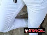Pantalon blanco de vestir , Pantalon blanco de lino