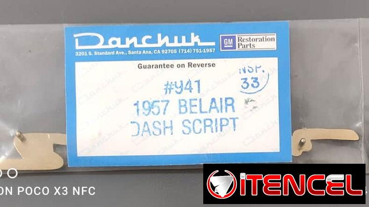Emblema del Chevrolet BELAIR 1957 y Chevrolet 1957 (210/150). Cada pareja 80 USD. NUEVO, SELLADO.