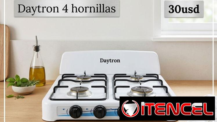 Cocina a gas de. Meseta, 4 quemadores