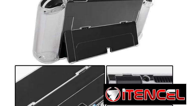 Disponible: Funda Transparente Protectora Nintendo Switch OLED Aga… | videojuegoshabana.com