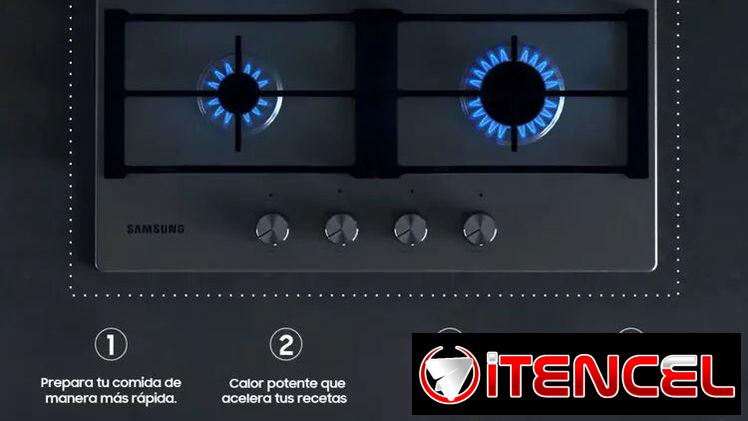 Cocina de gas Samsung 4 hornillas 470 USD💵[empotrable]