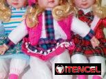 JUGUETES❤️Muñecas grandes con música miden medio metro 65 cm 30 usd o cup.Atarys..800.Muñeca d cuerdas N bicy.3500.