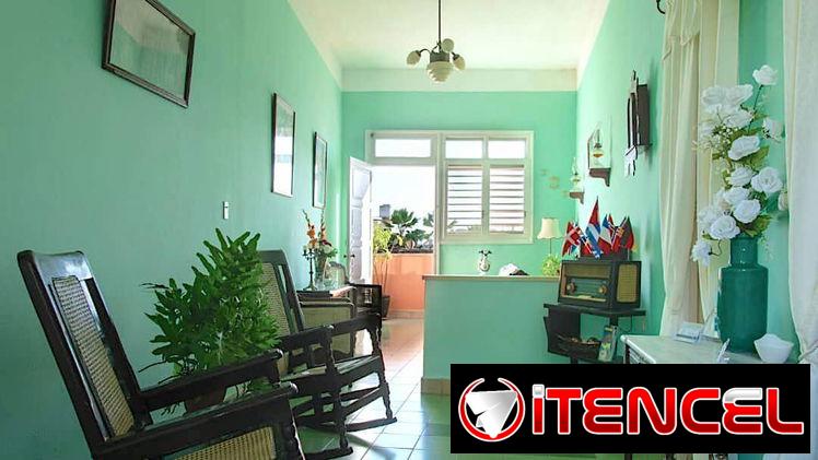 Apartamento independiente en Santa Clara – 2 hab c/baño privado, terraza con vistas – 25 USD por hab