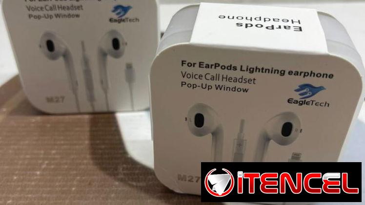 Audífonos de cable Lightning