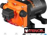 Bomba de Agua VEVOR 12V DC 3.5 GPM 55 PSI Autocebante Diafragma Negro Naranja /