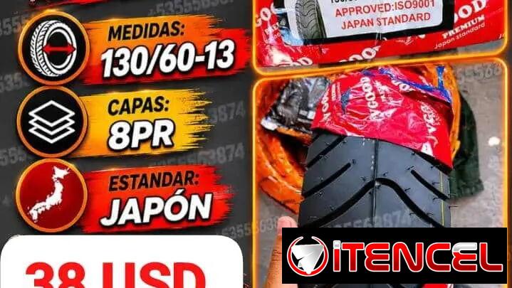 Gomas de moto 130/60/13
