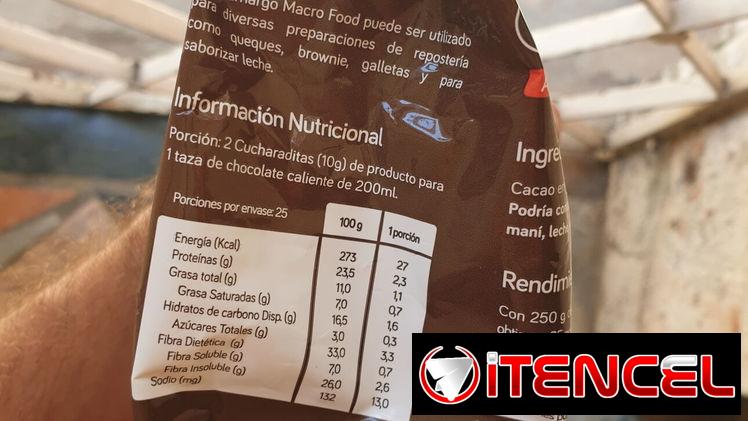 🤎Cacao-Chocolate🤎 💯PURO💯 ✅️SIN AZUCAR✅️