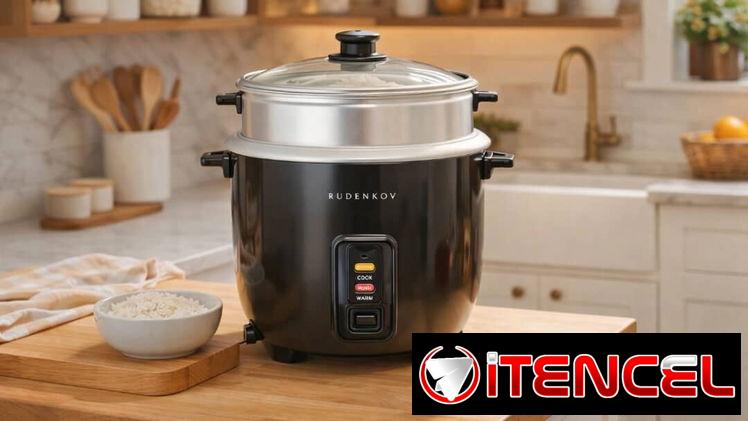 35 usd 🍚*Arrocera Rudenkov 2.2 L con Vaporera*
