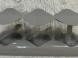 Set de 3 envases para especias con cucharitas en 3200 cup