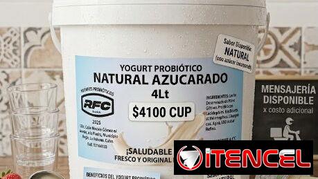 Yogurt probiotico RFC 4lt $4100