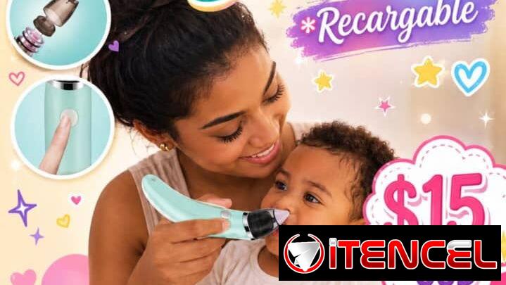 👶✨ ¡Respira tranquilo, bebé! ✨👶 🔹 ASPIRADORES NASALES PARA BEBÉS 🔹 💙 Aspirador Nasal Manual ✅ Fácil de usar ✅ Succi