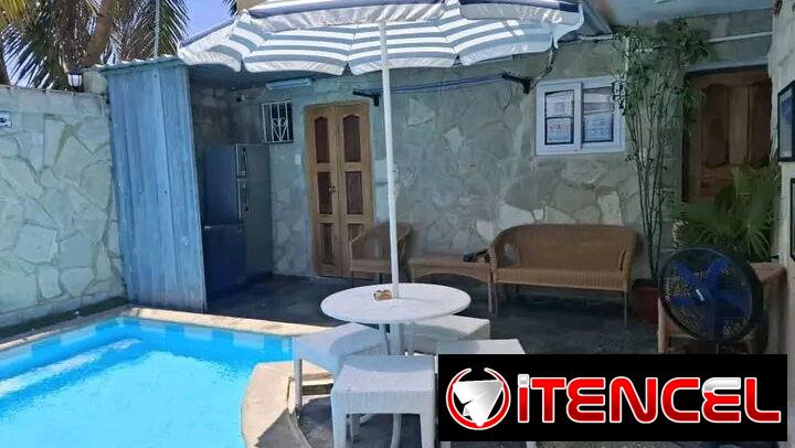 🏠 Casa De Renta Con Piscina En Guanabo. Casa en la playa 🏖️. Capacidad para 8 personas