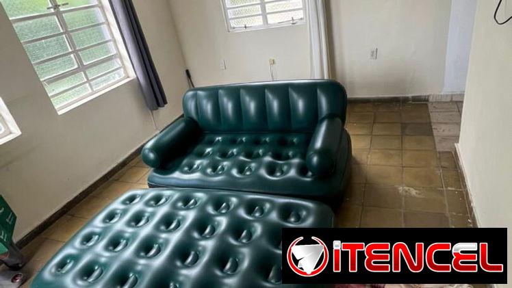 VENDO: COLCHÓN INFLABLE, COCINA CON HORNO DE 4 HORNILLAS.