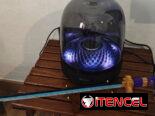 Figura decorativa Katana Lego con su base