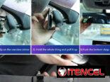 Reduce los puntos ciegos con este Espejo Retrovisor Panorámico Convexo de Ángulo Ancho.