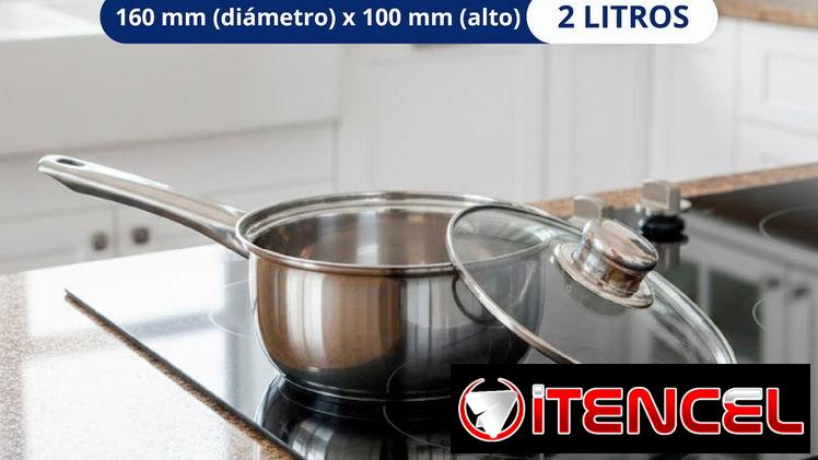 Sartén de acero inoxidable de 2L